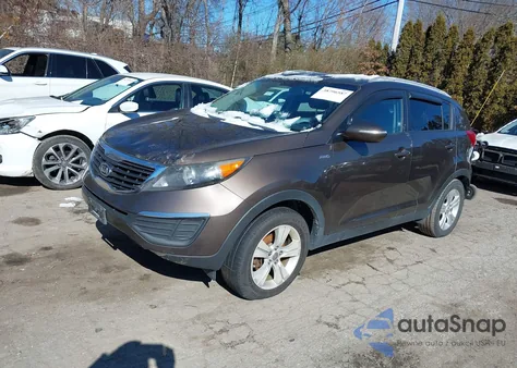 2011 Kia Sportage Lx from USA, damaged, VIN KNDPBCA26B7062913